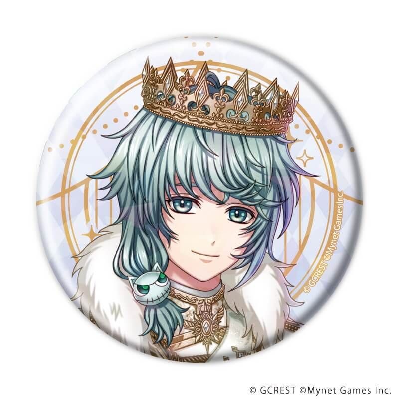 ホログラム缶バッジ(57mm)「夢王国と眠れる100人の王子様」09/ブラインド(8種)(公式イラスト)