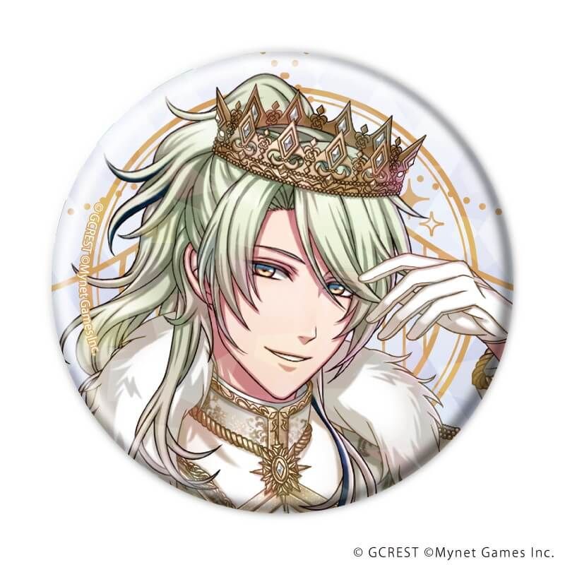 ホログラム缶バッジ(57mm)「夢王国と眠れる100人の王子様」09/ブラインド(8種)(公式イラスト)