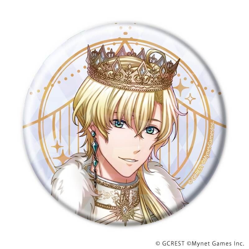 ホログラム缶バッジ(57mm)「夢王国と眠れる100人の王子様」08/ブラインド(8種)(公式イラスト)