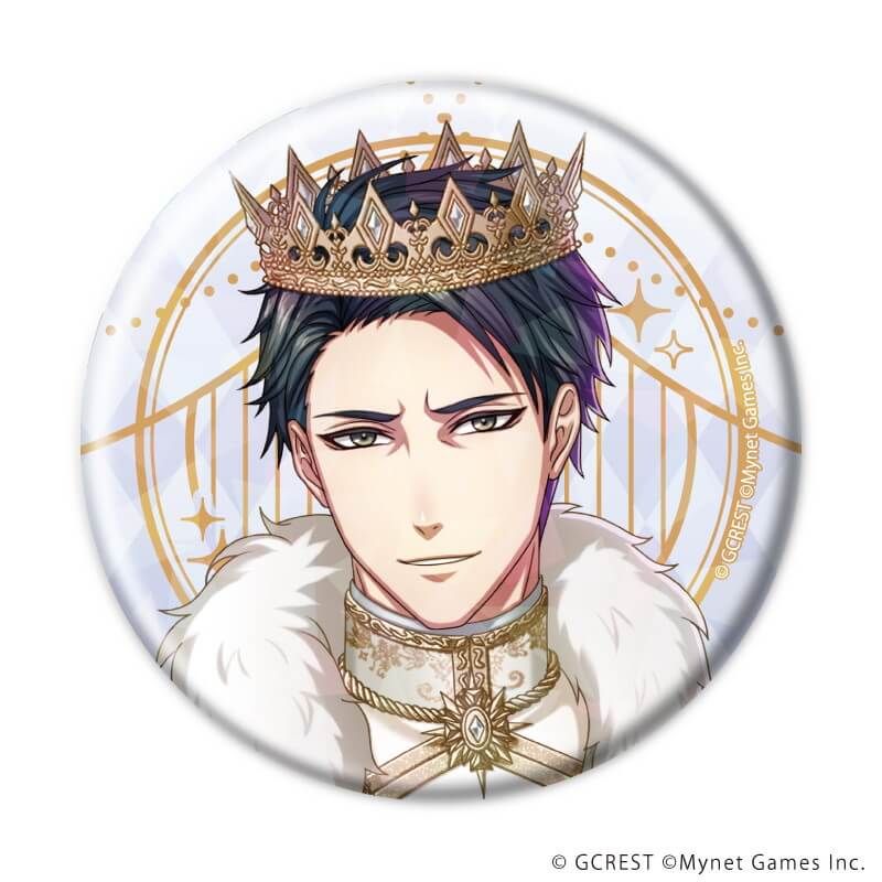 ホログラム缶バッジ(57mm)「夢王国と眠れる100人の王子様」08/ブラインド(8種)(公式イラスト)