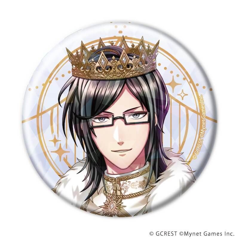 ホログラム缶バッジ(57mm)「夢王国と眠れる100人の王子様」08/ブラインド(8種)(公式イラスト)