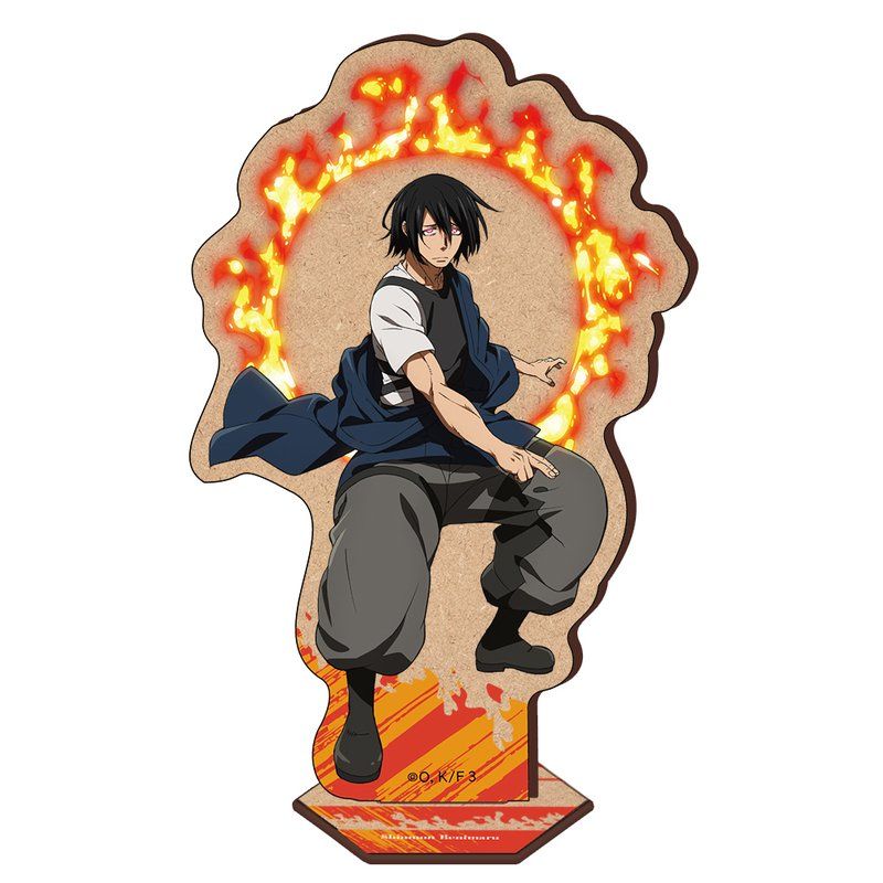 炎炎ノ消防隊 参ノ章 木製キャラスタンド 新門紅丸