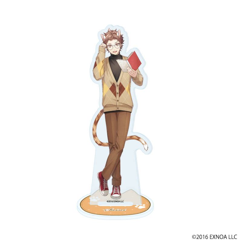 アクリルスタンド「文豪とアルケミスト」41/室生犀星 猫ver.(描き起こしイラスト)