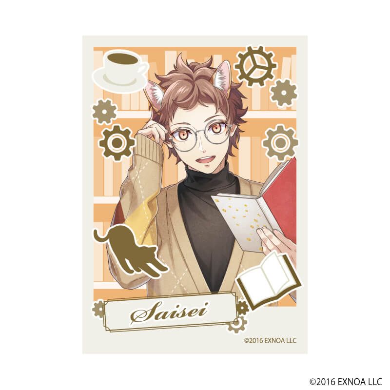 ミニフォト「文豪とアルケミスト」12/猫ver. コンプリートセット(全6種)(描き起こしイラスト)