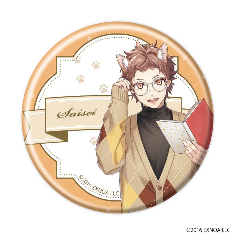 缶バッジ「文豪とアルケミスト」50/猫ver. コンプリートセット(全6種)(描き起こしイラスト)