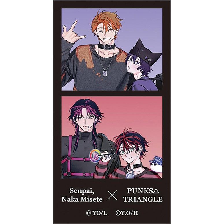 先輩、ナカみせて/PUNKS△TRIANGLE ステッカー