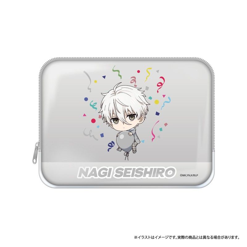 ブルーロック PVCスクエアポーチ 凪誠士郎(ミニキャラ)(風船)