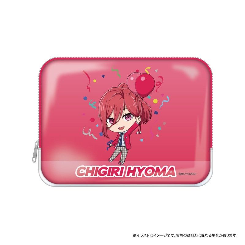 ブルーロック PVCスクエアポーチ 千切豹馬(ミニキャラ)(風船)