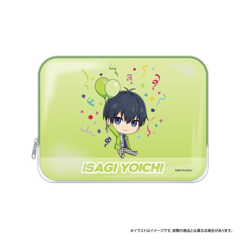 ブルーロック PVCスクエアポーチ 潔世一(ミニキャラ)(風船)