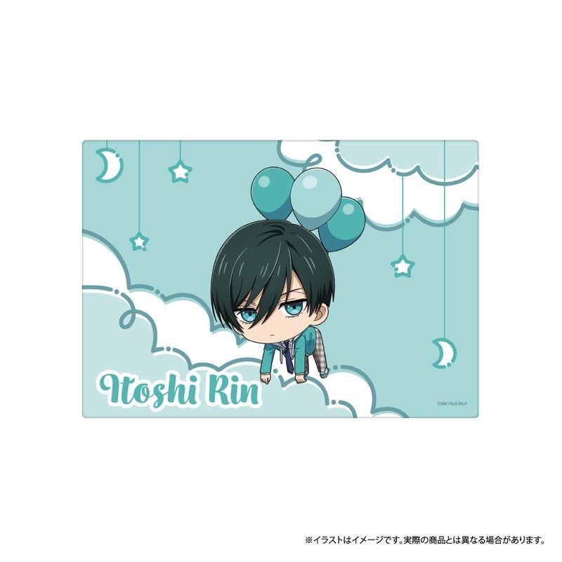 ブルーロック ふわふわブランケット 糸師凛(ミニキャラ)(風船)