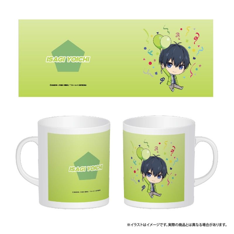 ブルーロック フルカラーマグカップ 潔世一(ミニキャラ)(風船)