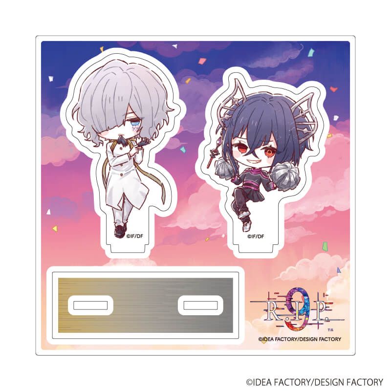 アクリルスタンドプレート「9 R.I.P.」08/魅ナミ＆聖ヤ 応援団ver.(グラフアートイラスト)