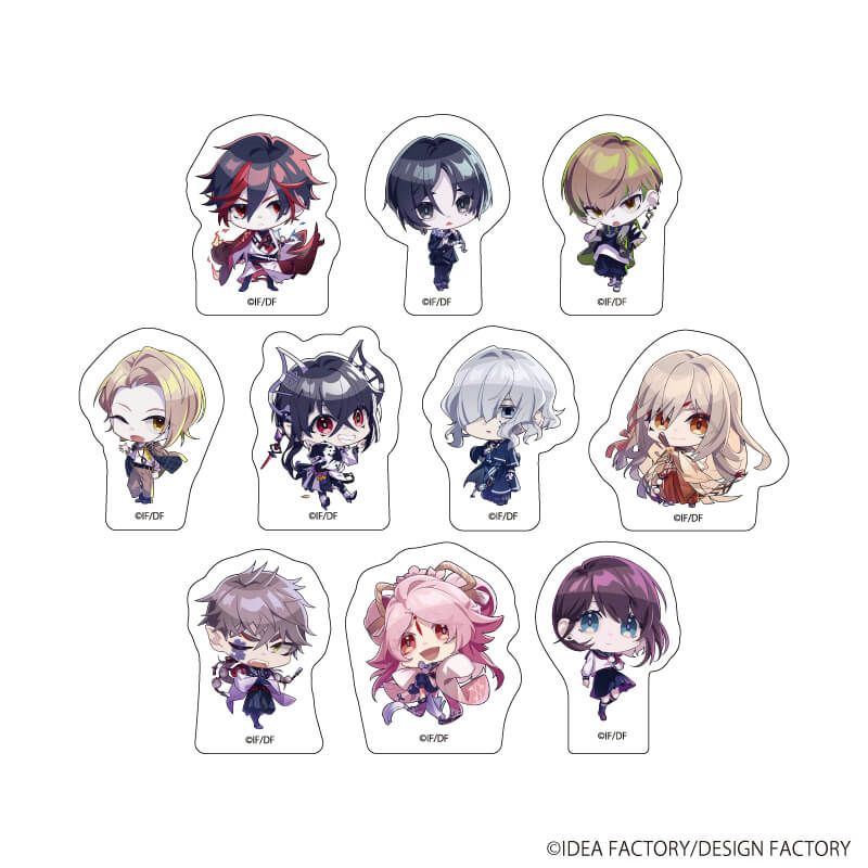 フレークシール(10種セット)「9 R.I.P.」01/ちびキャラデザイン(公式イラスト)