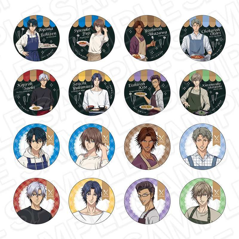 新テニスの王子様 カンバッジ 手料理Ver.