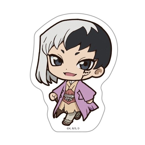 Dr.STONE ついてっくダイカットステッカー あさぎりゲン