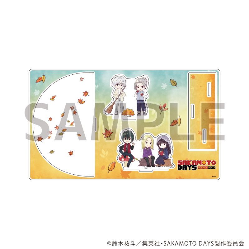 プレミアム アクリルジオラマプレート「SAKAMOTO DAYS」06/デザインB 紅葉ver.(グラフアートイラスト)