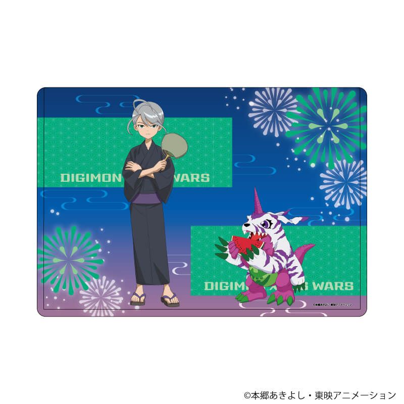 キャラクリアケース「デジモンクロスウォーズ」04/最上リョウマ&サイケモン(描き下ろしイラスト)