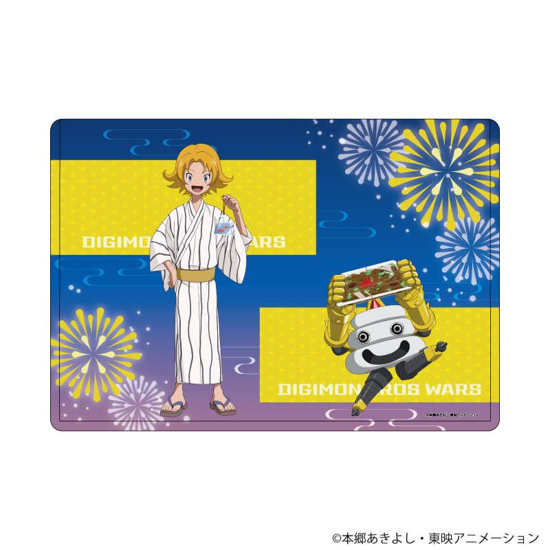 キャラクリアケース「デジモンクロスウォーズ」03/天野ユウ&ダメモン(描き下ろしイラスト)