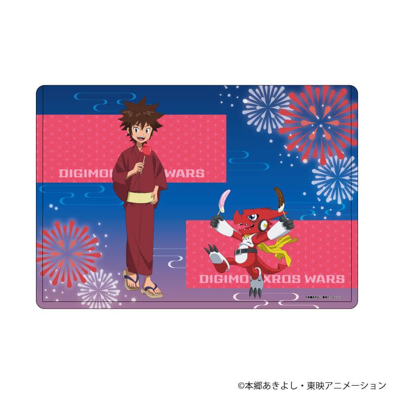 キャラクリアケース「デジモンクロスウォーズ」02/工藤タイキ＆シャウトモン(描き下ろしイラスト)