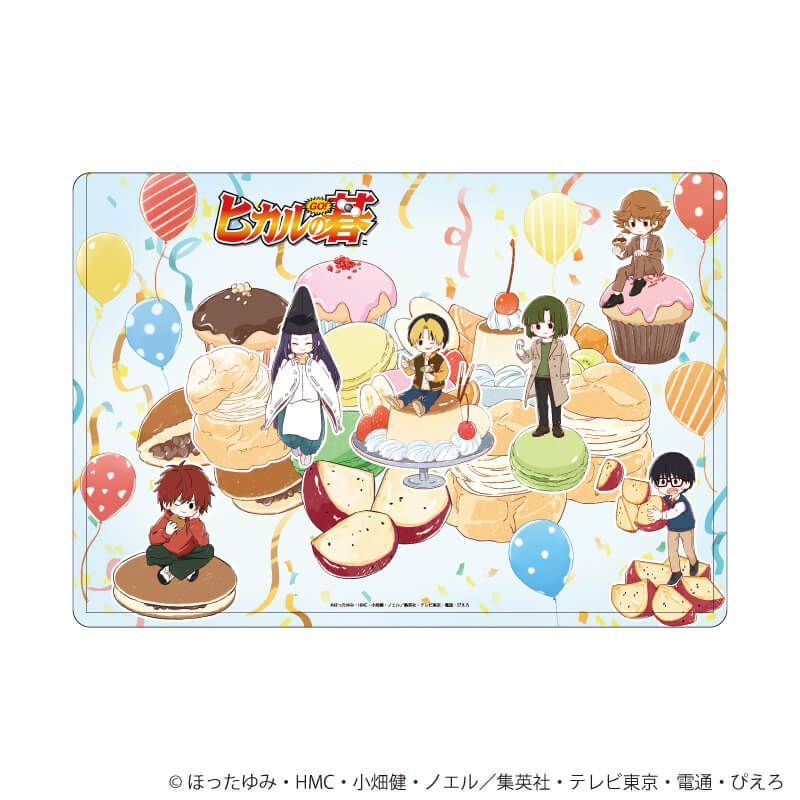 キャラクリアケース「ヒカルの碁」23/集合デザイン お菓子ver.(グラフアートイラスト)