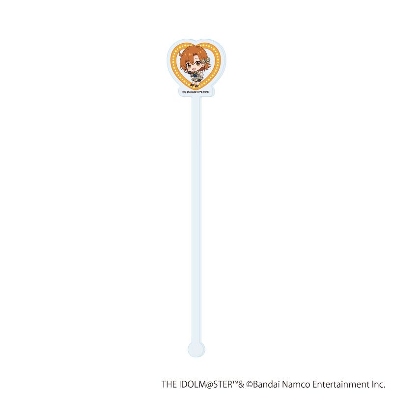 マドラー風スティック「アイドルマスター ミリオンライブ！」09/矢吹 可奈 カラオケver.(ミニキャライラスト)