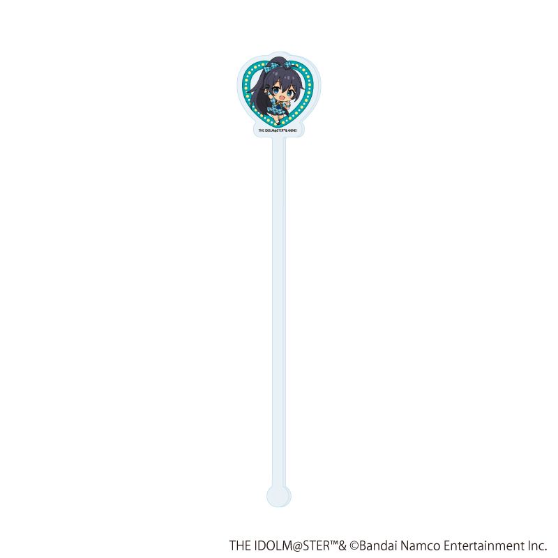 マドラー風スティック「アイドルマスター ミリオンライブ！」01/我那覇 響 カラオケver.(ミニキャライラスト)