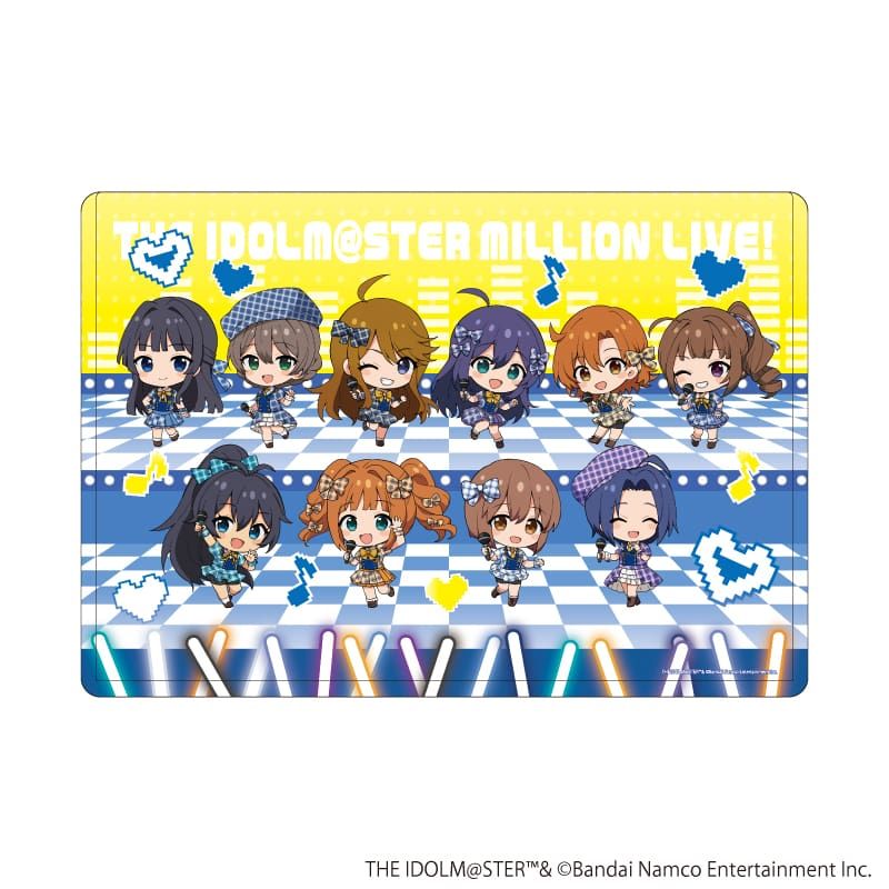 キャラクリアケース「アイドルマスター ミリオンライブ！」06/カラオケver.(ミニキャライラスト)
