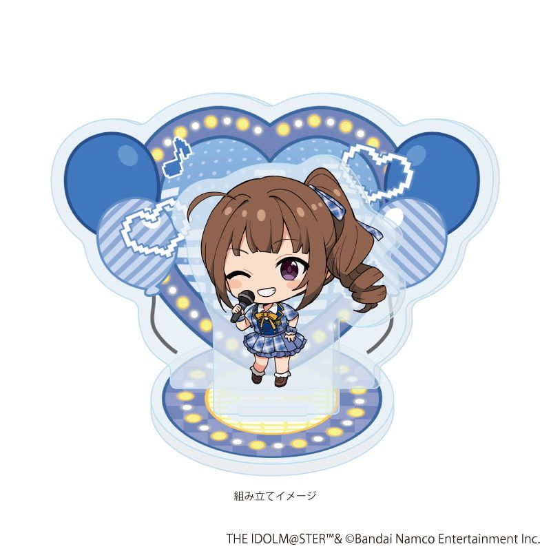 アクリルスタンドプレート「アイドルマスター ミリオンライブ！」35/横山 奈緒 カラオケver.(ミニキャライラスト)