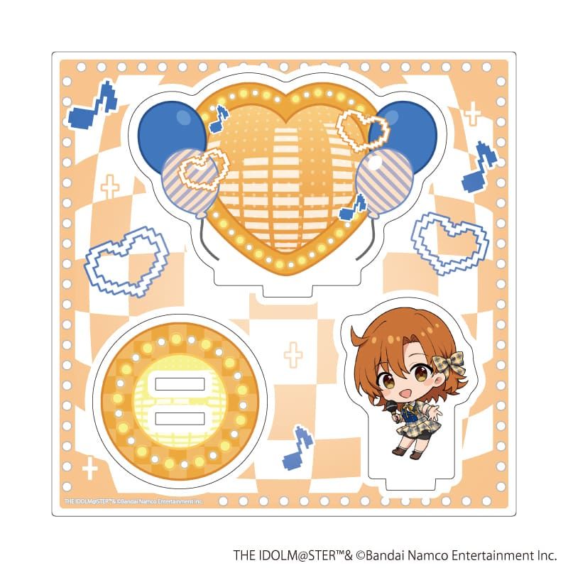 アクリルスタンドプレート「アイドルマスター ミリオンライブ！」34/矢吹 可奈 カラオケver.(ミニキャライラスト)