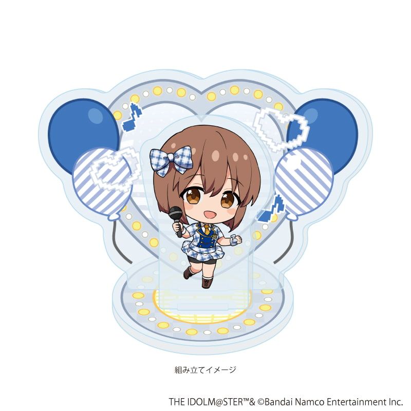 アクリルスタンドプレート「アイドルマスター ミリオンライブ！」31/萩原 雪歩 カラオケver.(ミニキャライラスト)