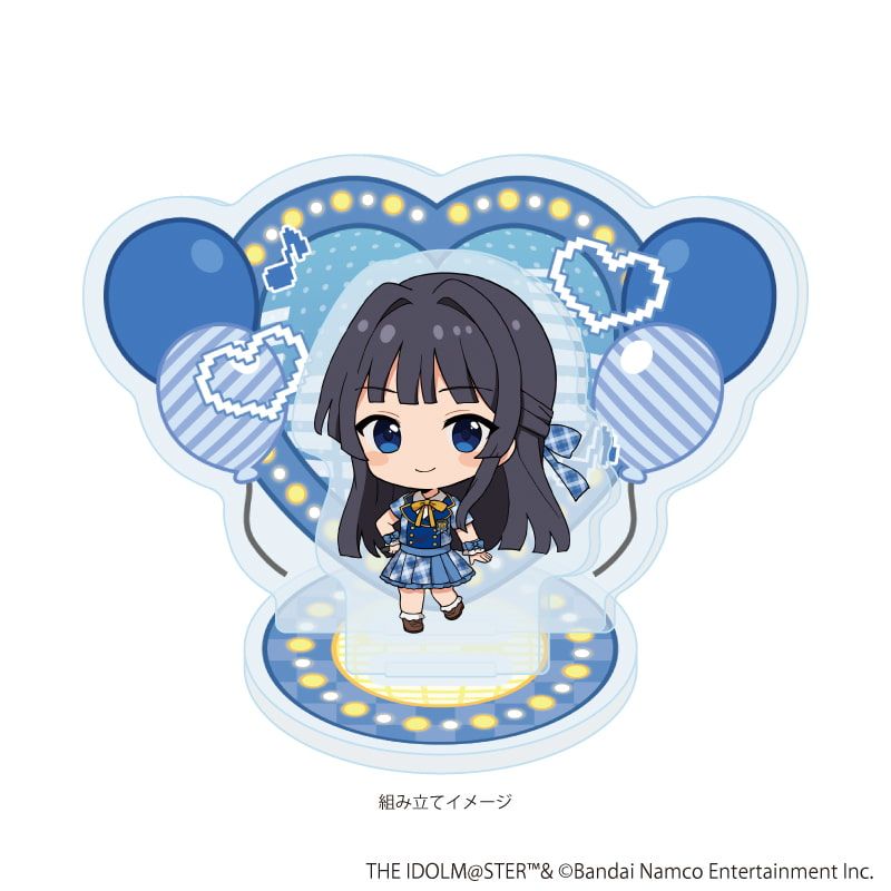 アクリルスタンドプレート「アイドルマスター ミリオンライブ！」28/最上 静香 カラオケver.(ミニキャライラスト)