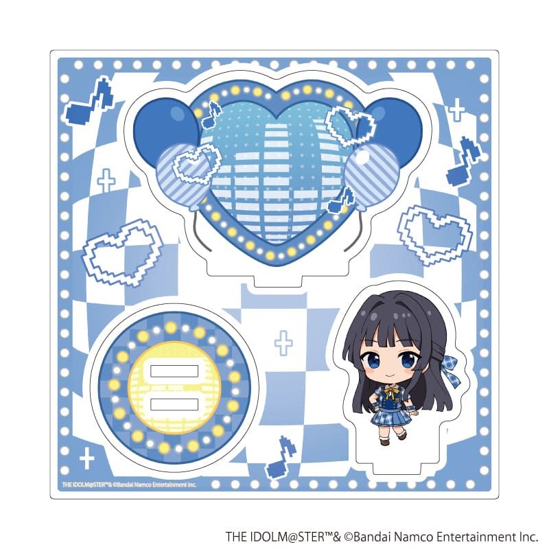 アクリルスタンドプレート「アイドルマスター ミリオンライブ！」28/最上 静香 カラオケver.(ミニキャライラスト)