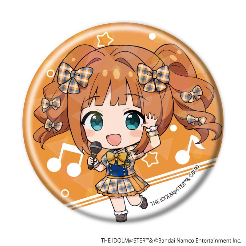 ホログラム缶バッジ(57mm)「アイドルマスター ミリオンライブ！」02/カラオケver. コンプリートセット(全10種)(ミニキャライラスト)