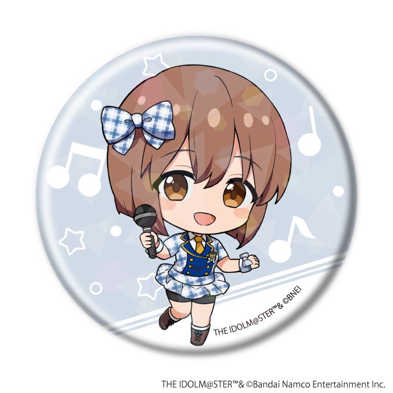 ホログラム缶バッジ(57mm)「アイドルマスター ミリオンライブ！」02/カラオケver. コンプリートセット(全10種)(ミニキャライラスト)