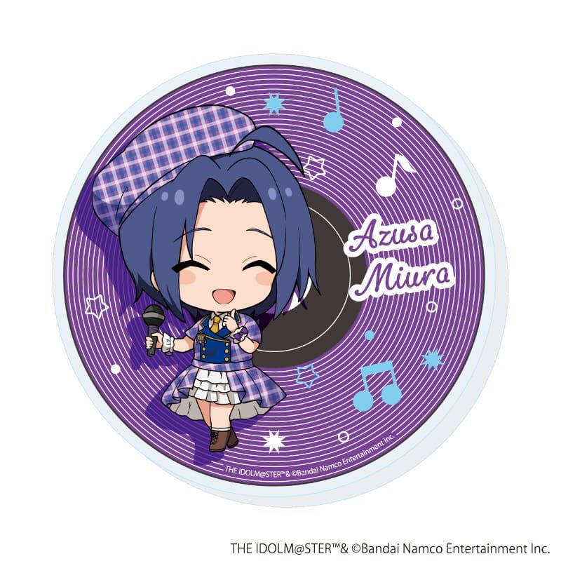 アクリルコースター「アイドルマスター ミリオンライブ！」10/三浦 あずさ カラオケver.(ミニキャライラスト)