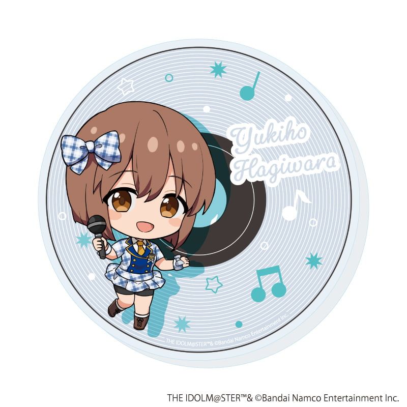 アクリルコースター「アイドルマスター ミリオンライブ！」09/萩原 雪歩 カラオケver.(ミニキャライラスト)