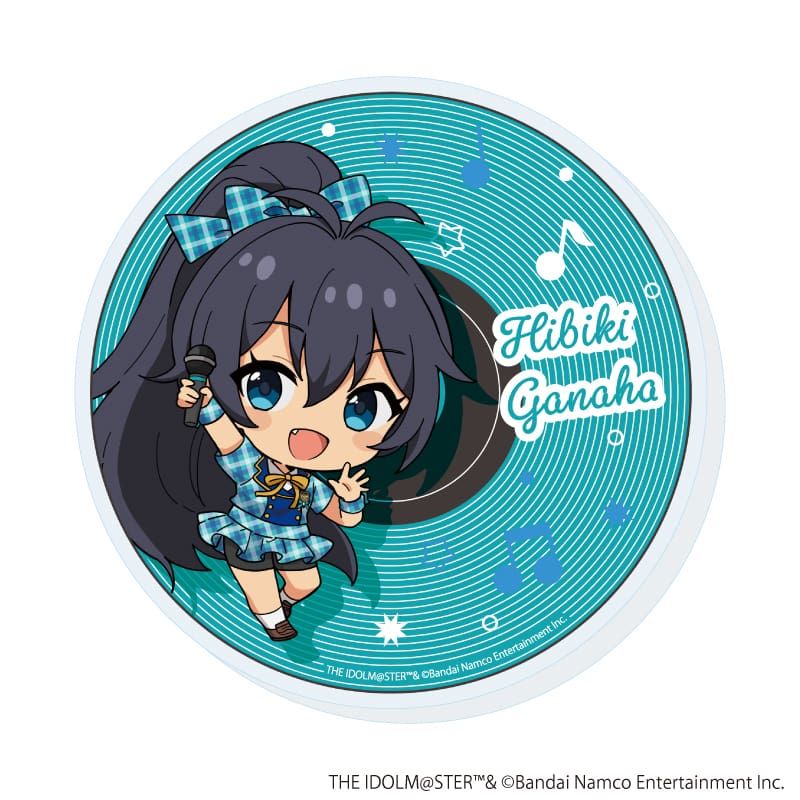 アクリルコースター「アイドルマスター ミリオンライブ！」04/我那覇 響 カラオケver.(ミニキャライラスト)