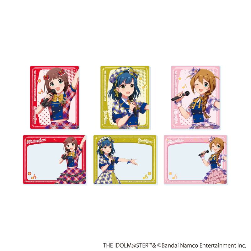 アクリルカード「アイドルマスター ミリオンライブ！」06/カラオケver. トレーディング(6種)(描き下ろしイラスト)