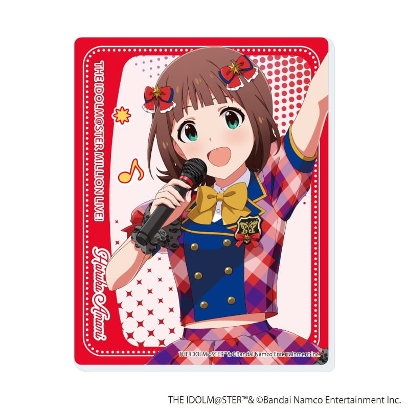 アクリルカード「アイドルマスター ミリオンライブ！」06/カラオケver. トレーディング(6種)(描き下ろしイラスト)