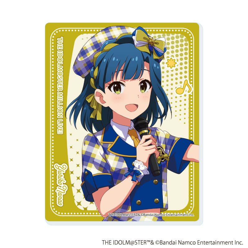 アクリルカード「アイドルマスター ミリオンライブ！」06/カラオケver. トレーディング(6種)(描き下ろしイラスト)