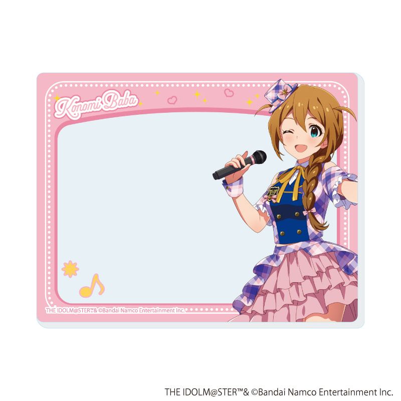 アクリルカード「アイドルマスター ミリオンライブ！」06/カラオケver. トレーディング(6種)(描き下ろしイラスト)