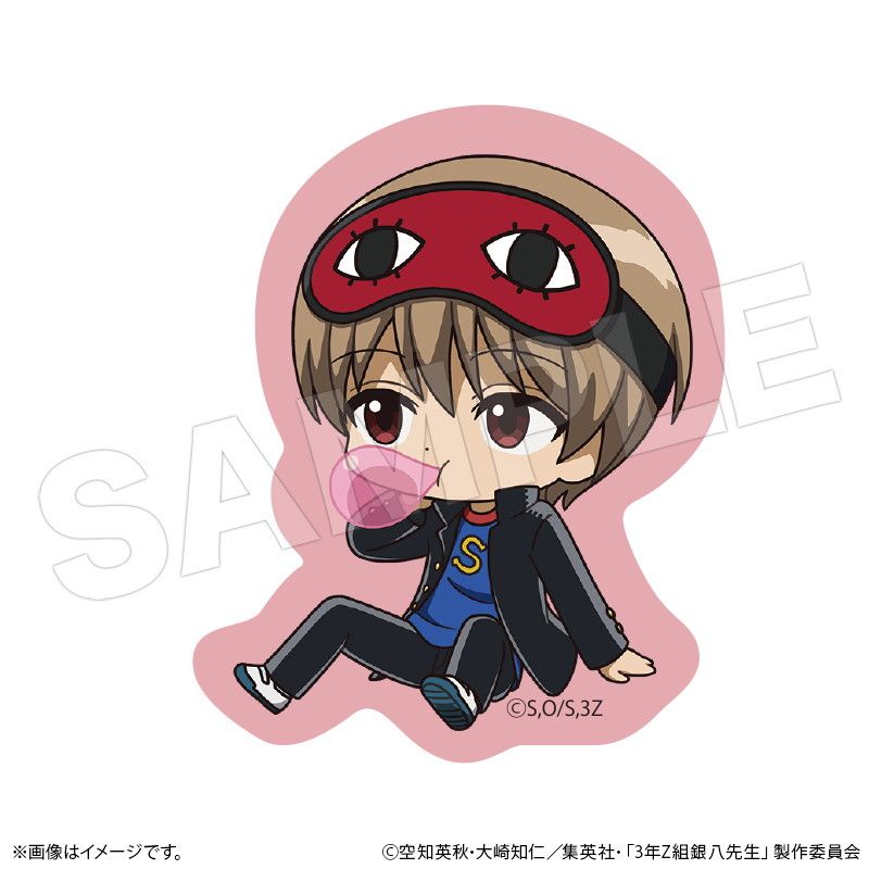 3年Z組銀八先生　ダイカットステッカー　沖田総悟