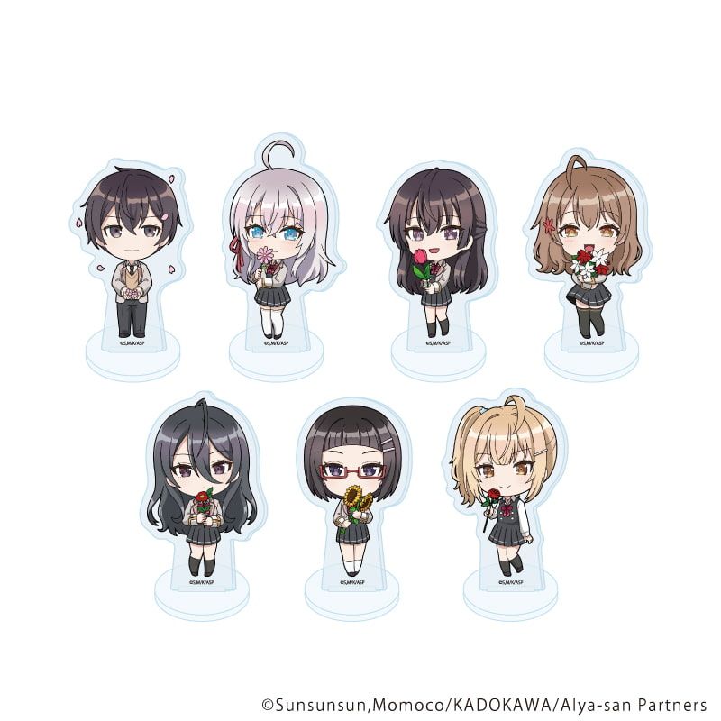 アクリルぷちスタンド「時々ボソッとロシア語でデレる隣のアーリャさん」01/花ver. ブラインド(7種)(ミニキャライラスト)