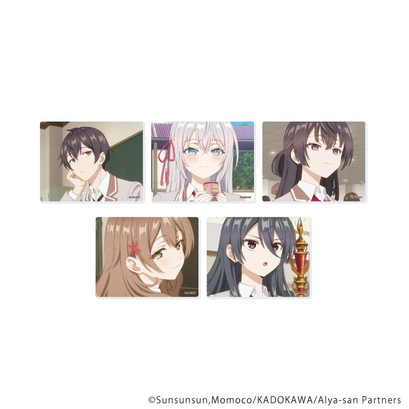 アクリルカード「時々ボソッとロシア語でデレる隣のアーリャさん」03/ブラインド(5種)(場面写イラスト)