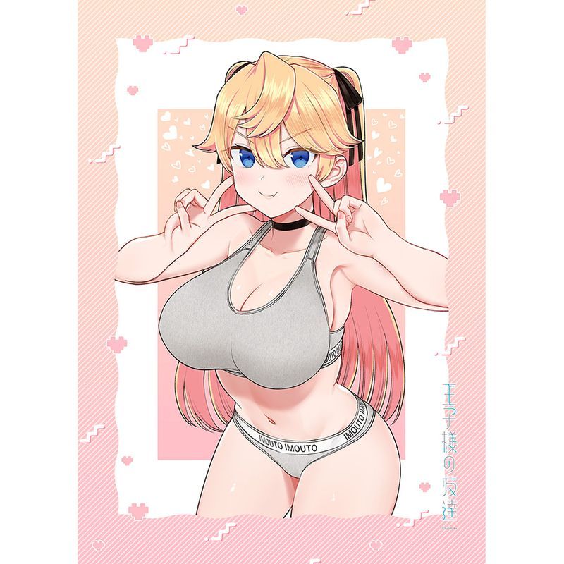 王子様の友達 B2タペストリー 赤井柚希/下着 Wスエード