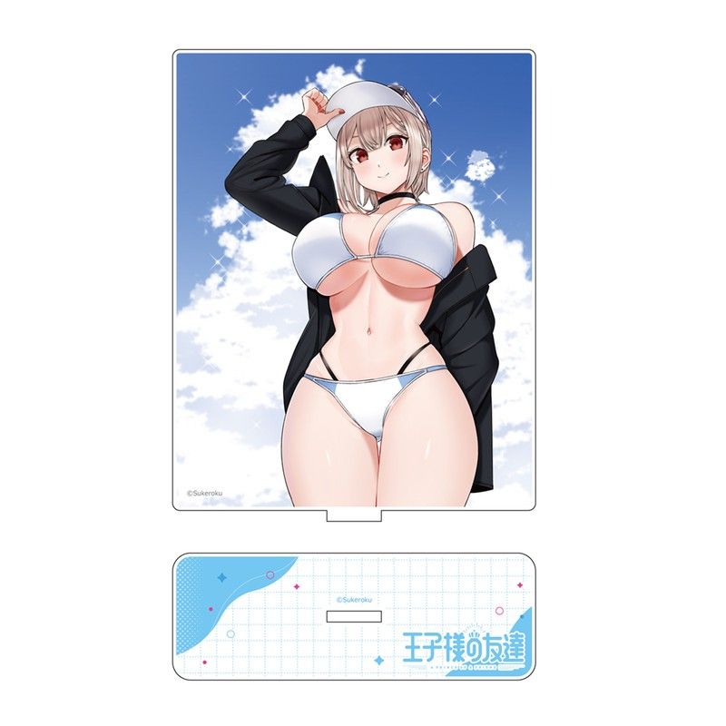 王子様の友達 アクリルパネルスタンド 藍田美明/水着