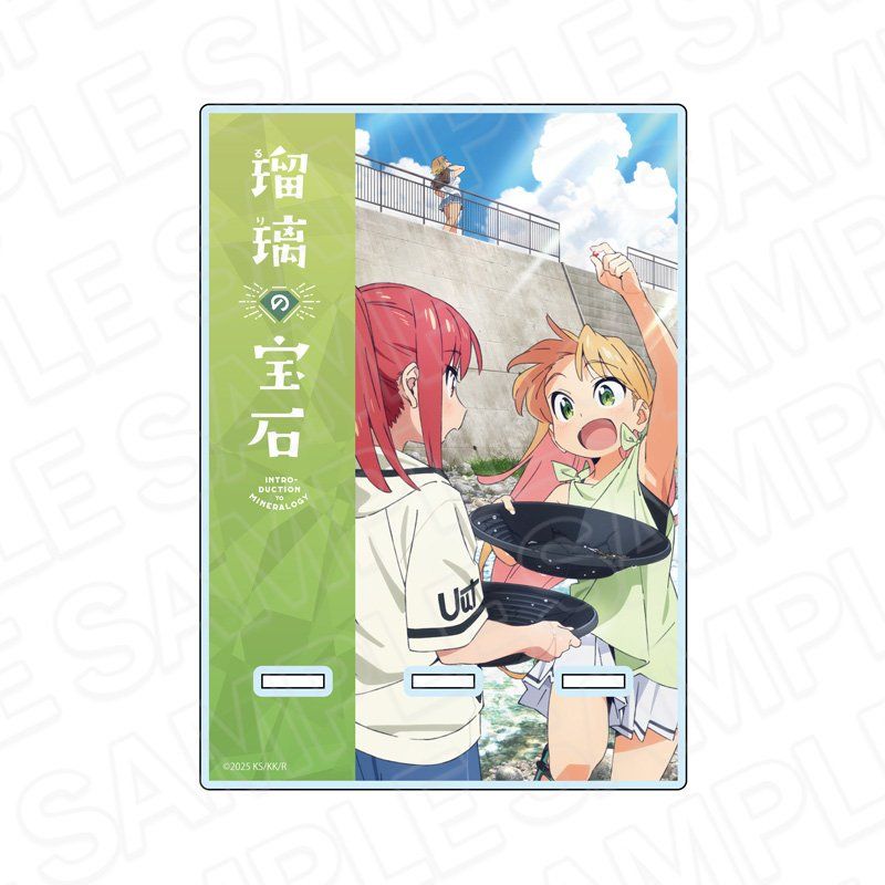 瑠璃の宝石 アクリルスマホスタンド 瑠璃&硝子&葵