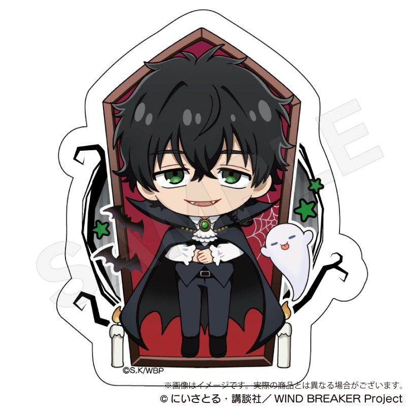 WIND BREAKER ダイカットステッカー ブラックハロウィンVer. 十亀条