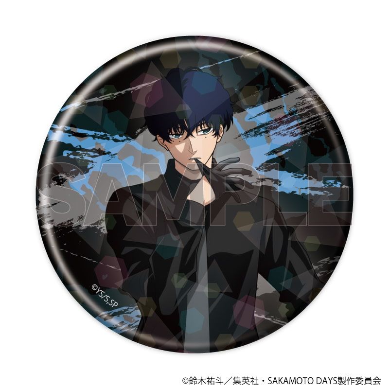 ホログラム缶バッジ(57mm)「SAKAMOTO DAYS」24/革手袋ver. ブラインド(6種)(描き下ろしイラスト)