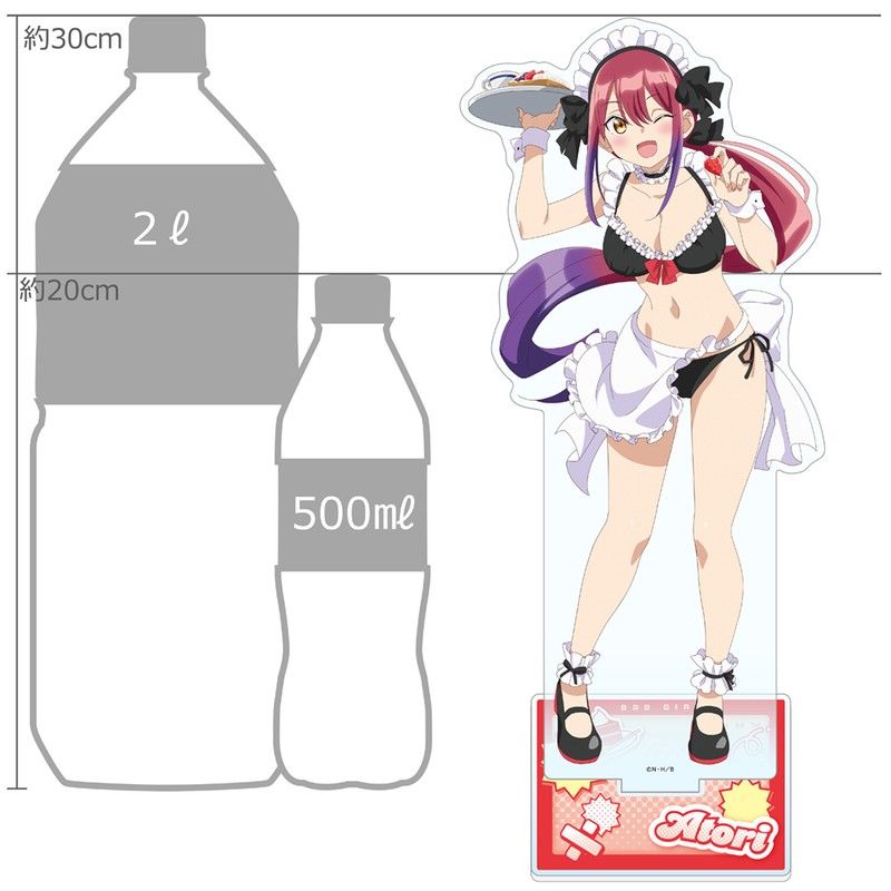 ばっどがーる 描き下ろし特大アクリルスタンド 水鳥亜鳥/メイド